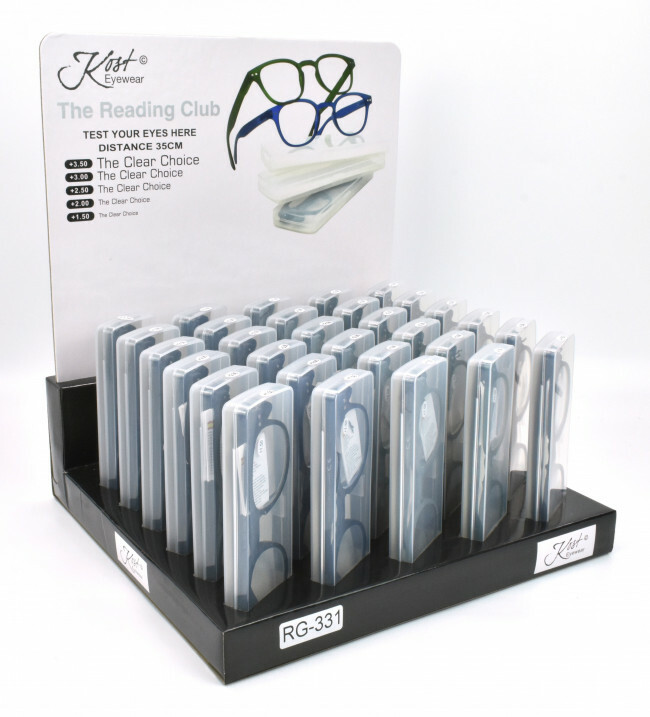 RG331 Reading Glasses Display