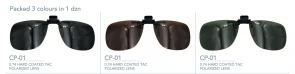 CP-01 3 mix Clip On Sunglasses