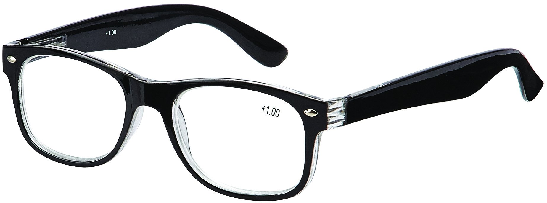 RG-134SP nero/trasparente +0.00 - Occhiali da lett
